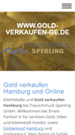 Mobile Screenshot of gold-verkaufen-ge.de