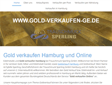 Tablet Screenshot of gold-verkaufen-ge.de